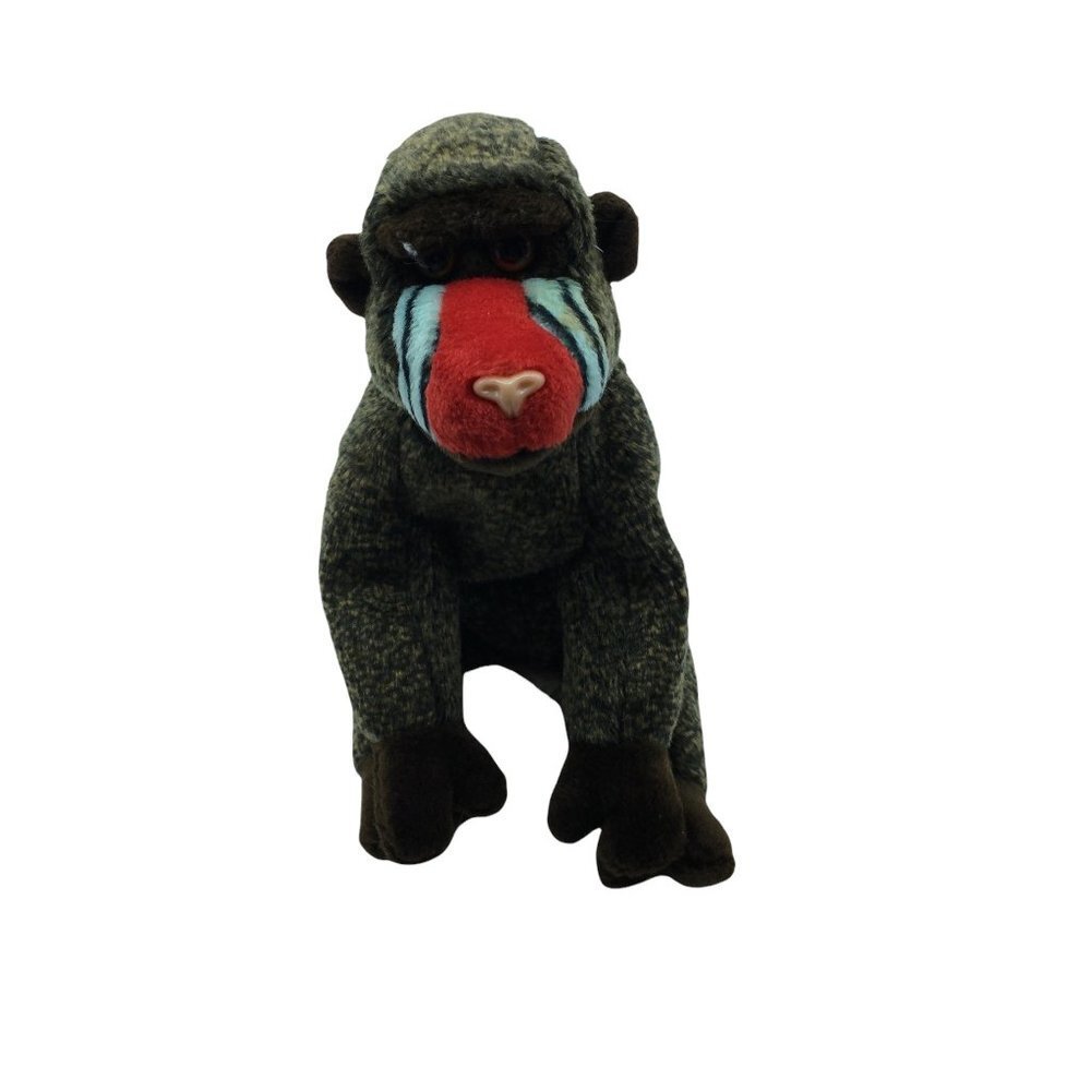TY Beanie Babies CHEEKS the Baboon Vintage 1999 Retired Hologram Tag 6" Sitting